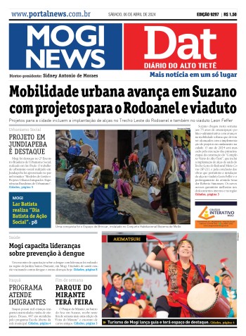 Edição Mogi News/DAT - 6 de abril de 2024