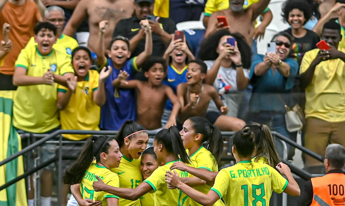 TV Brasil transmite nesta terça jogo da Seleção Brasileira Feminina