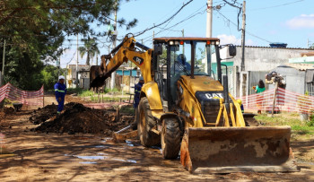 Semae inicia obras de esgoto no Parque São Martinho