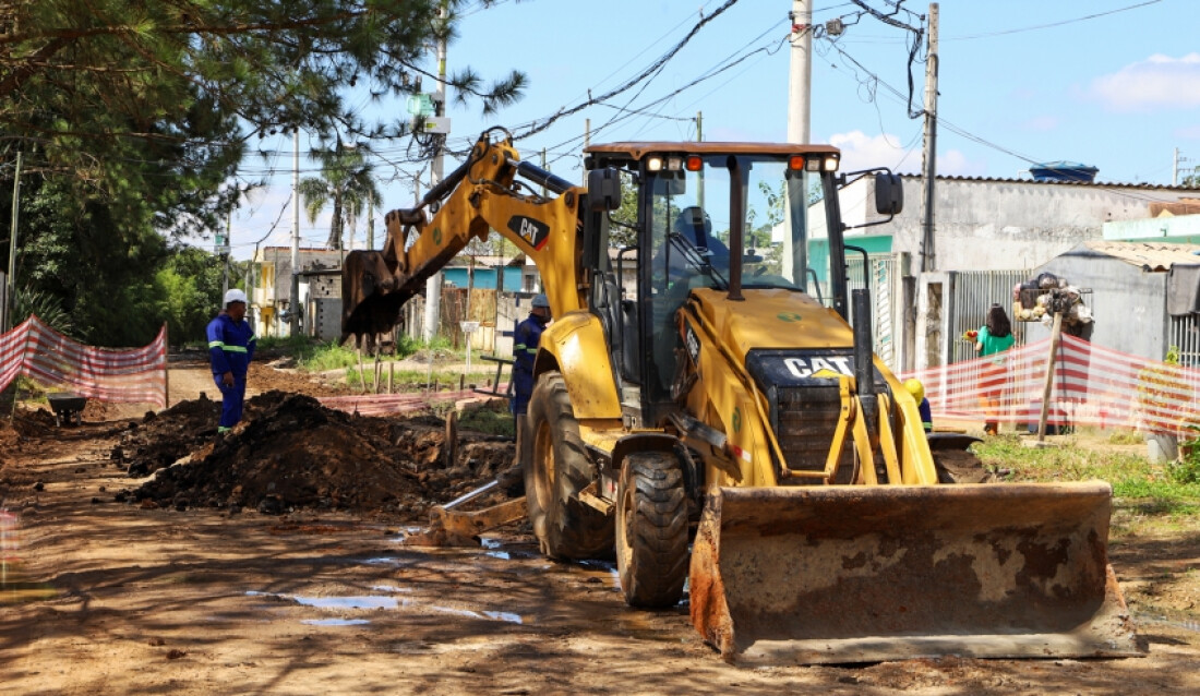 Semae inicia obras de esgoto no Parque São Martinho