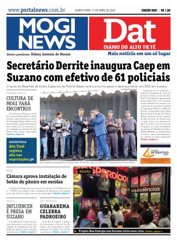 Edição Mogi News/DAT - 11 de abril de 2024