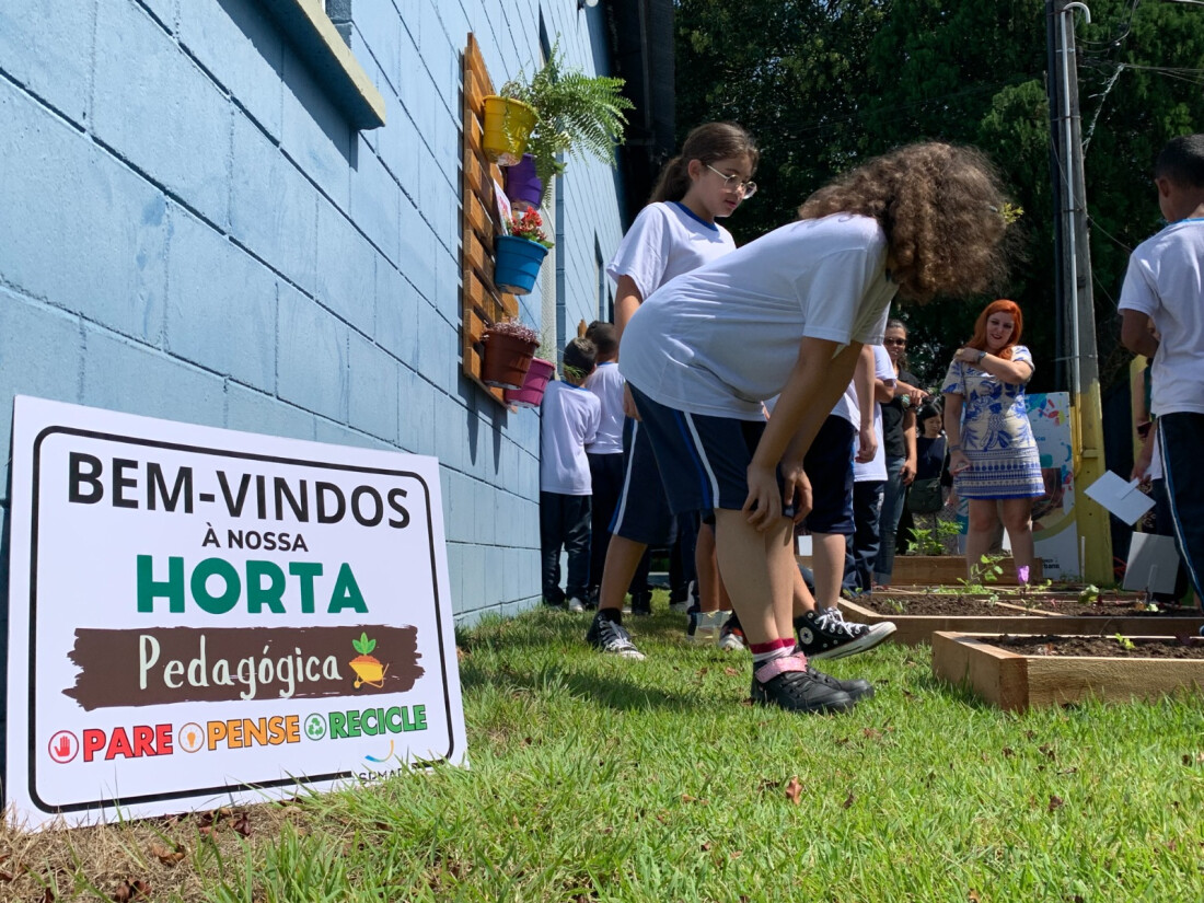 Horta Pedagógica é inaugurada em escola de Calmon Viana