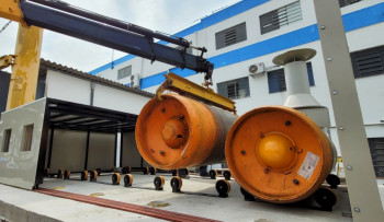 Semae reestrutura área de armazenamento e operação de cloro para tratamento de água