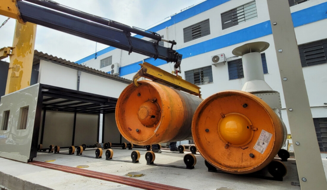 Semae reestrutura área de armazenamento e operação de cloro para tratamento de água