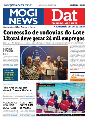 Edição Mogi News/DAT - 13 de abril de 2024