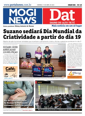 Edição Mogi News/DAT - 14 de abril de 2024
