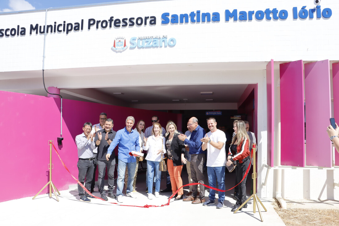 Com inauguração no Jardim Gardênia, Suzano entrega 23ª unidade escolar