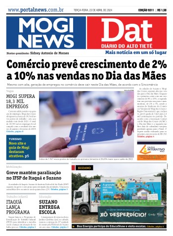 Edição Mogi News/DAT - 23 de abril de 2024