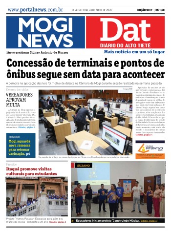Edição Mogi News/DAT - 24 de abril de 2024