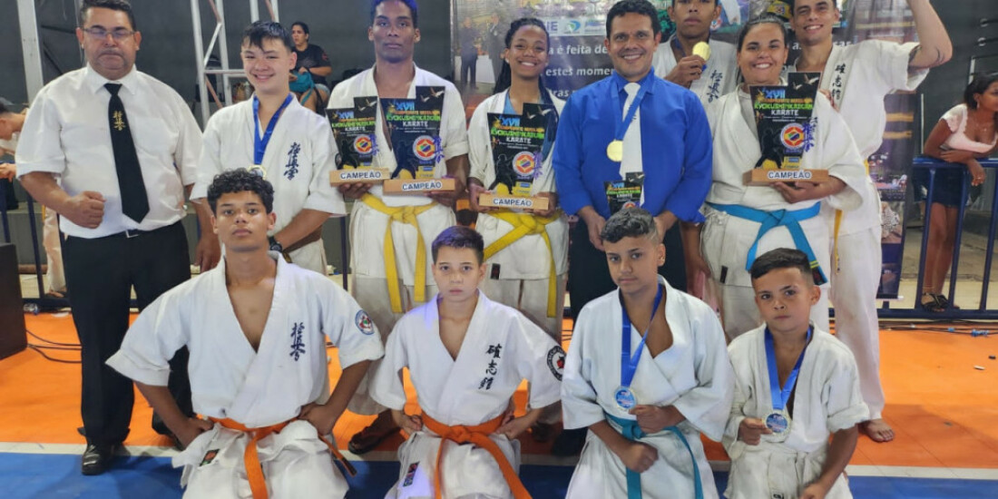 Projeto social de karatê em Mogi forma campeões