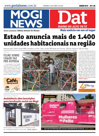 Edição Mogi News/DAT - 28 de abril de 2024