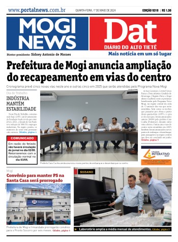 Edição Mogi News/DAT - 1 de maio de 2024