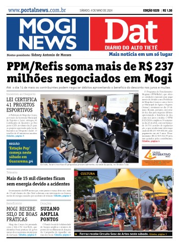 Edição Mogi News/DAT - 4 de maio de 2024