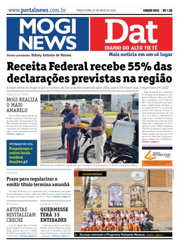 Edição Mogi News/DAT - 7 de maio de 2024