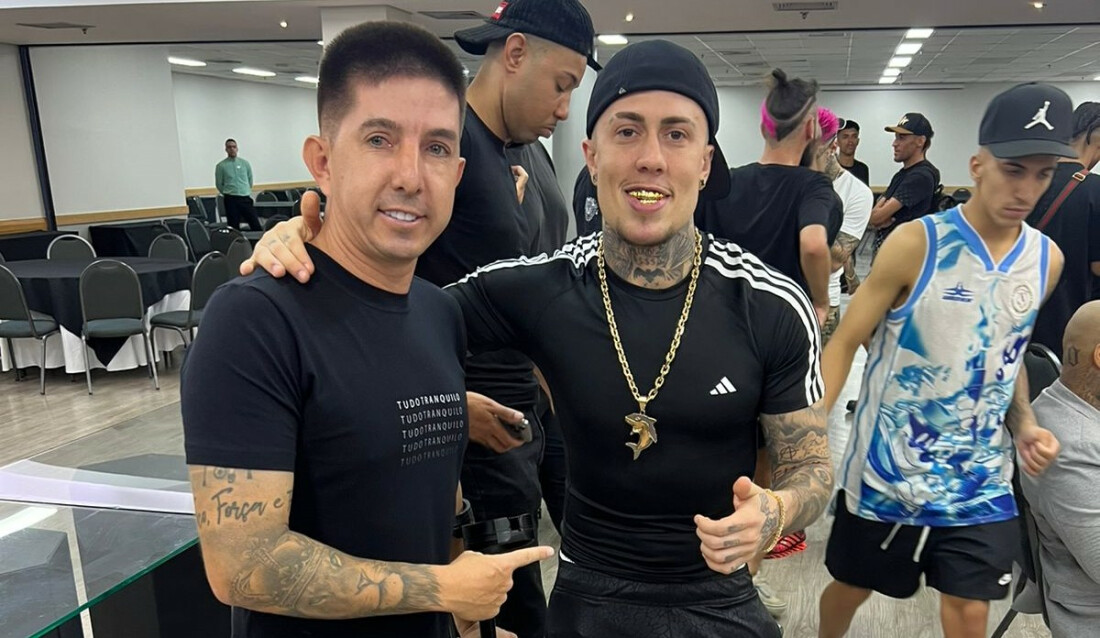 Rogerinho R9 prestigia jogos dos Mcs com MC Daniel no Canindé 