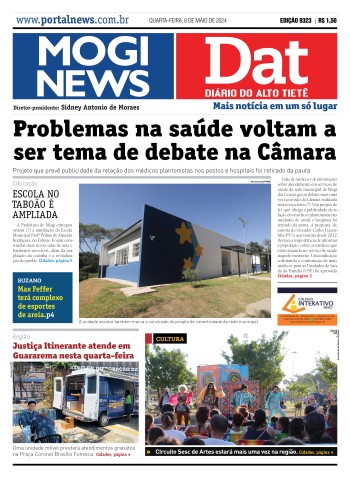 Edição Mogi News/DAT - 8 de maio de 2024