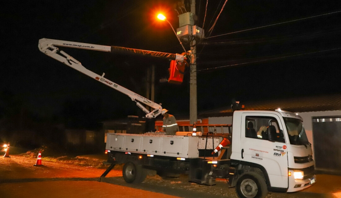 Prefeitura de Mogi instala 150 novas lâmpadas LED no Parque São Martinho