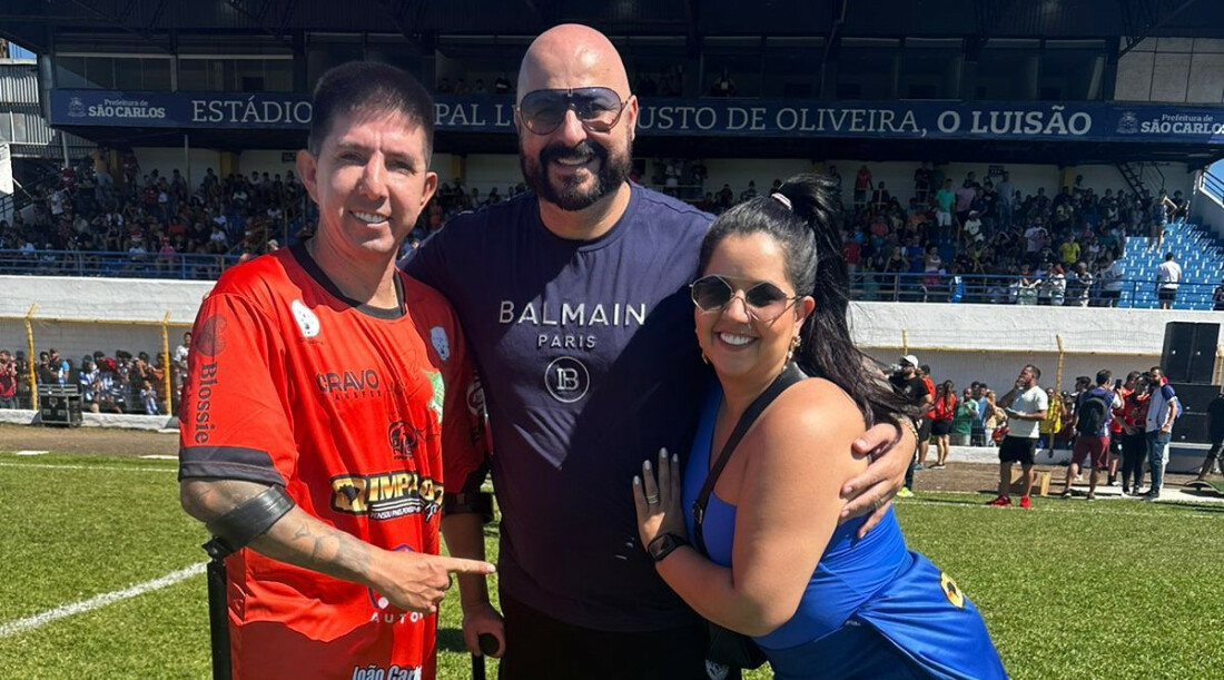 Rogerinho R9 se destaca no Jogo dos Famosos disputado em São Carlos