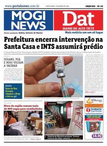 Edição Mogi News/DAT - 10 de maio de 2024