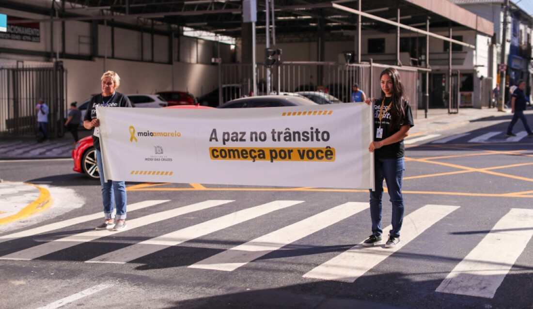Maio Amarelo: ação destaca a importância da calma para a segurança no trânsito 