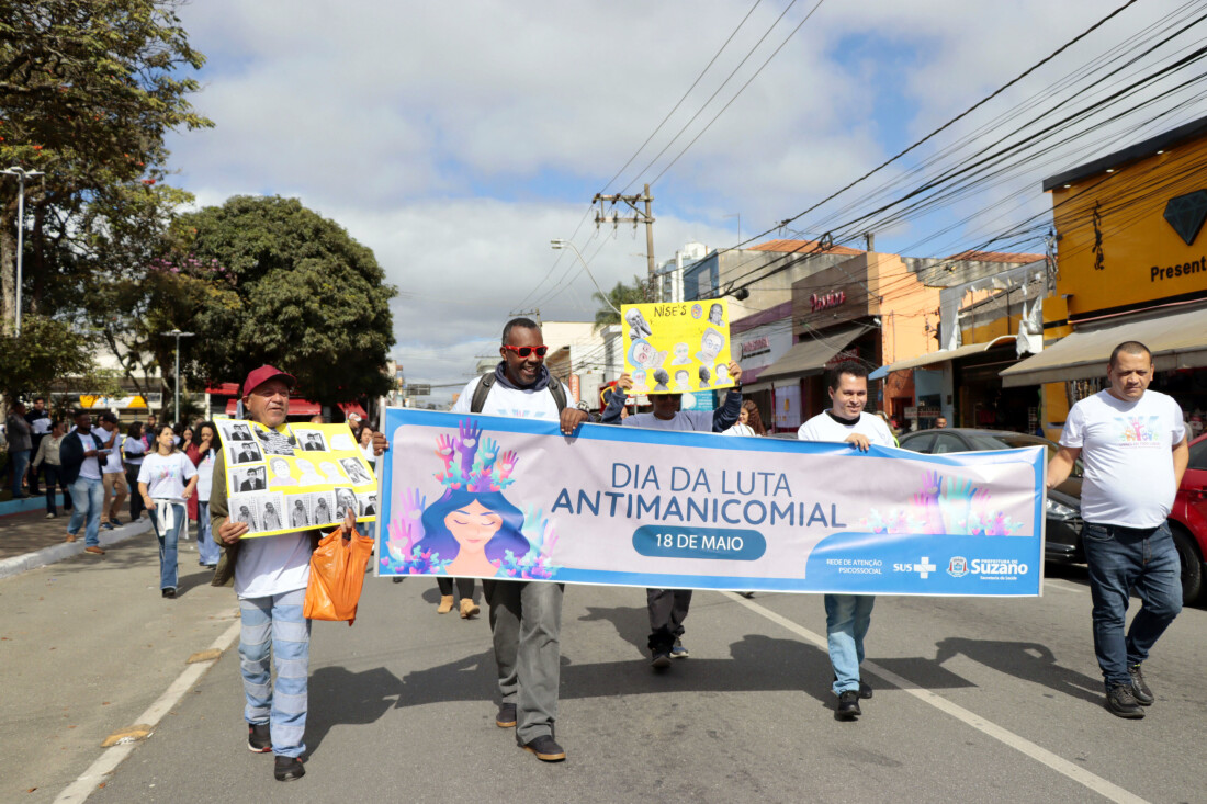Saúde prepara atividades para o Mês da Luta Antimanicomial em Suzano 