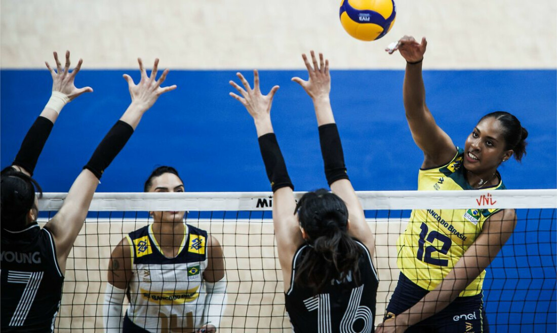 Brasil bate Coreia do Sul e encara EUA nesta sexta na Liga das Nações