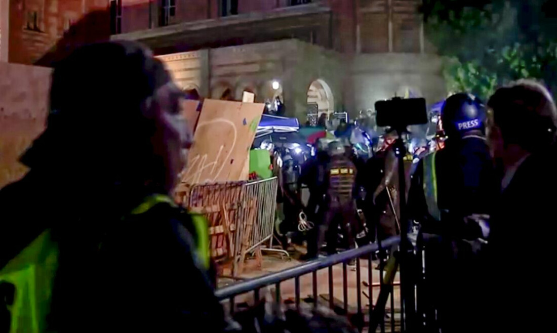 Nova York diz que "não houve feridos" entre alunos presos em Columbia