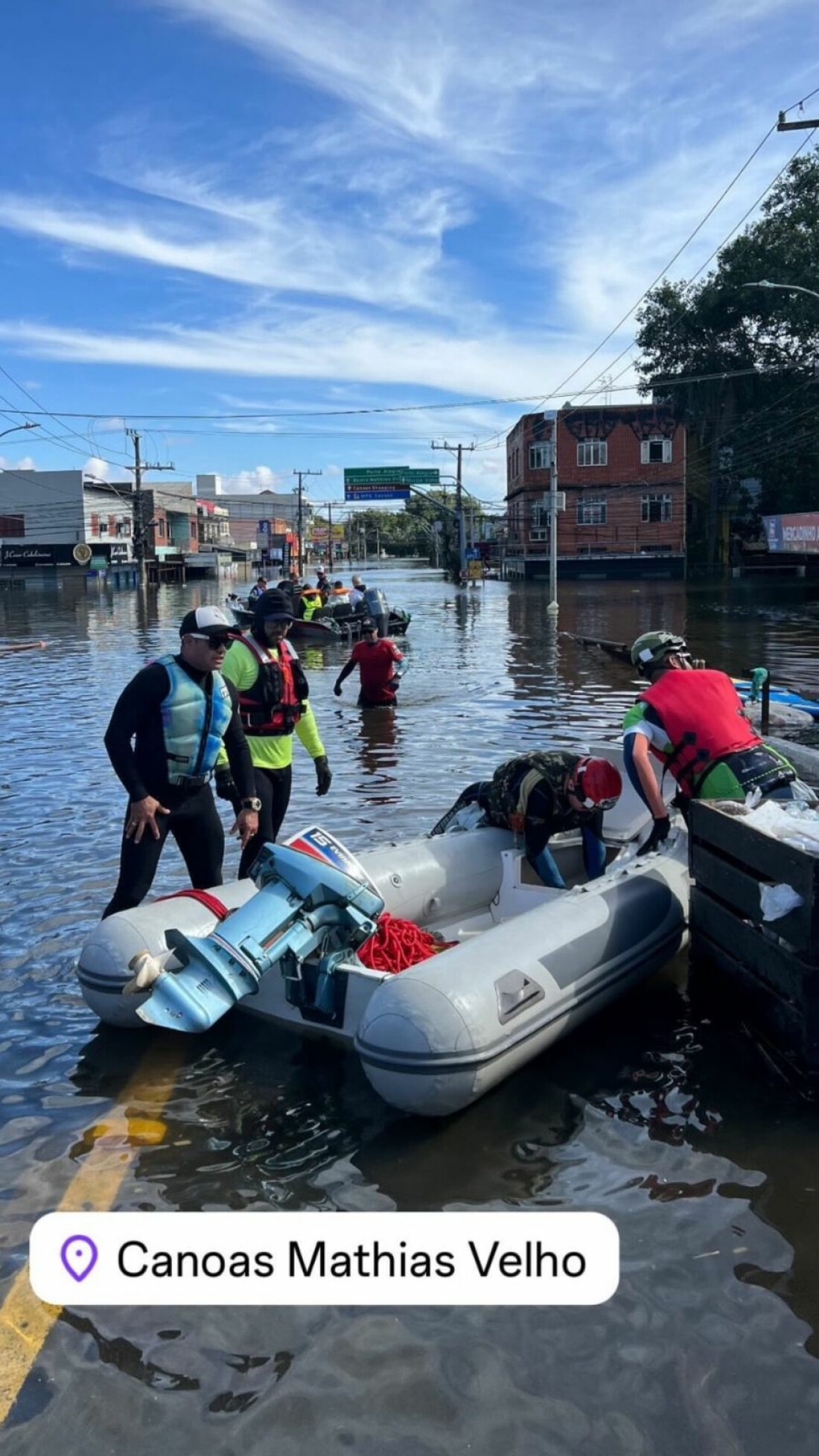 Mogiano relata experiência como voluntário no Rio Grande do Sul
