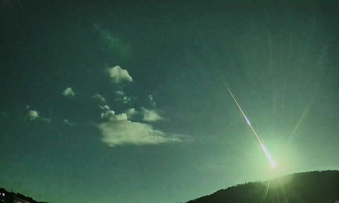 Fragmento de cometa ilumina céu da Espanha e de Portugal