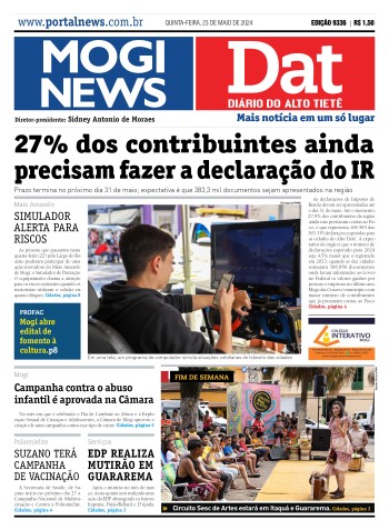 Edição Mogi News/DAT - 23 de maio de 2024