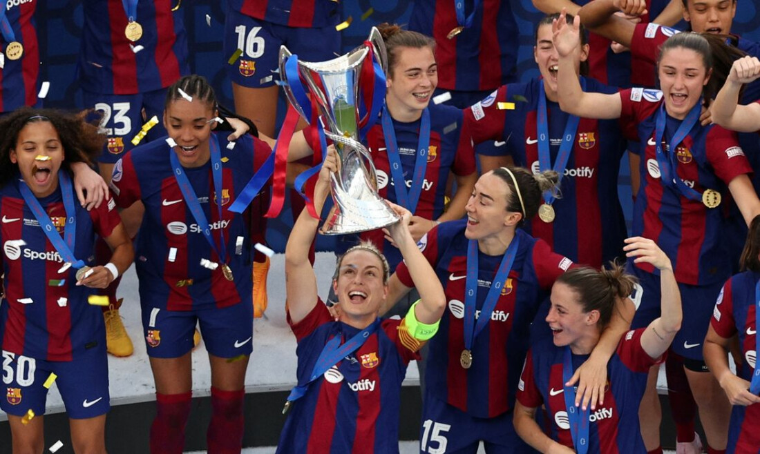 Barcelona derrota Lyon e conquista Liga dos Campeões Feminina