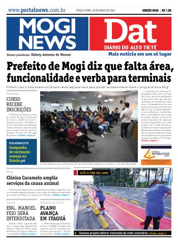 Edição Mogi News/DAT - 28 de maio de 2024