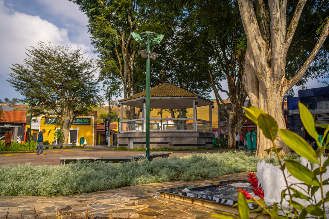Tradicional coreto de Guararema vira tema de filme