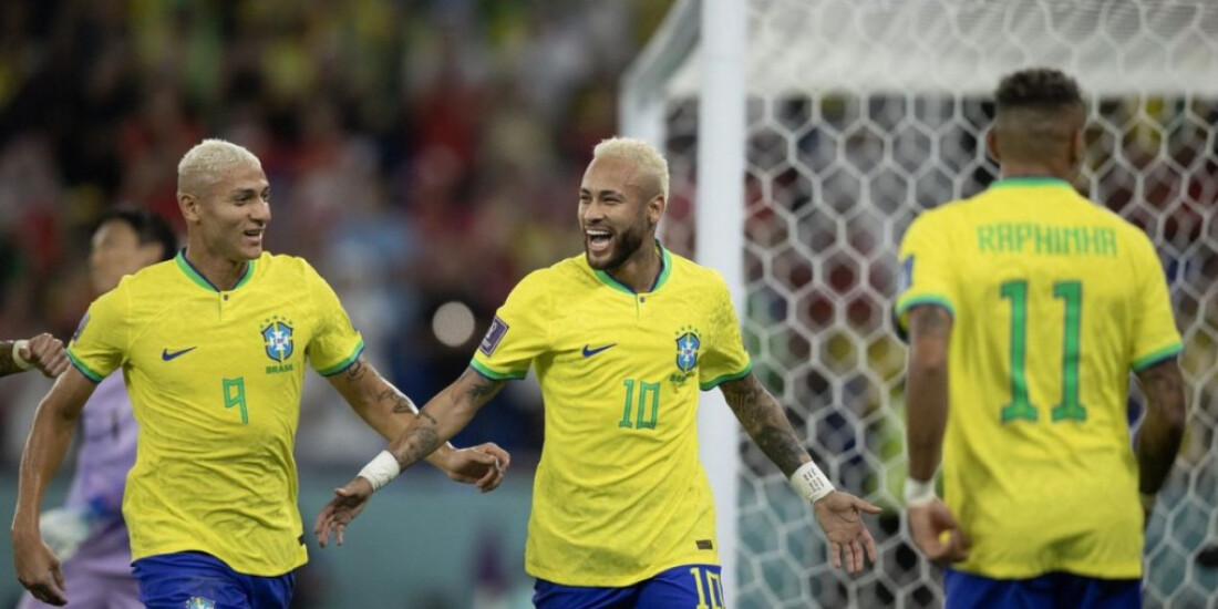 Brasil define classificação no primeiro tempo e goleia Coreia do Sul