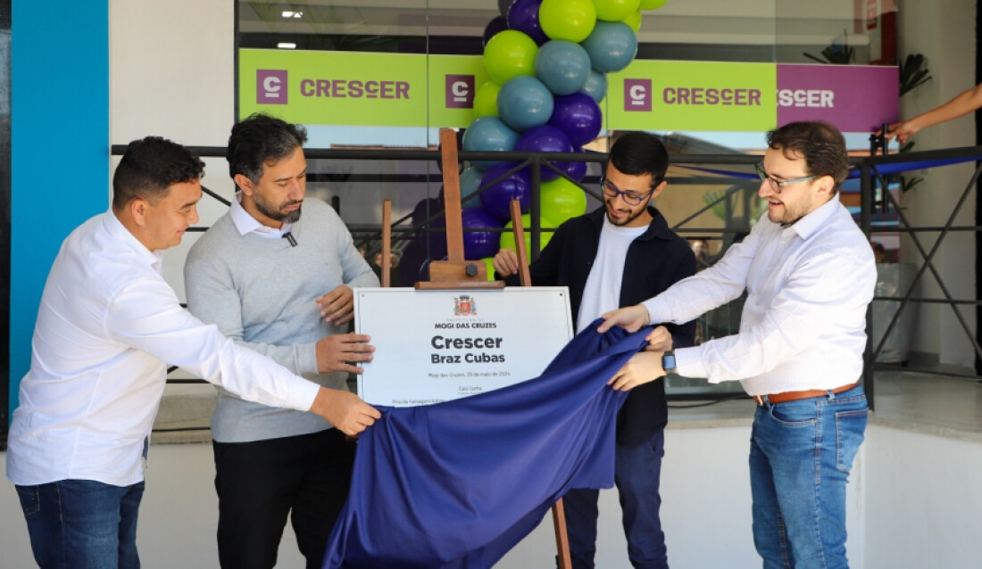Mogi inaugura nova unidade do Crescer em Braz Cubas