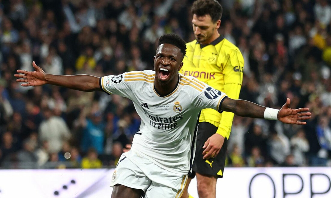 Vinicius Júnior é eleito melhor jogador da Liga dos Campeões