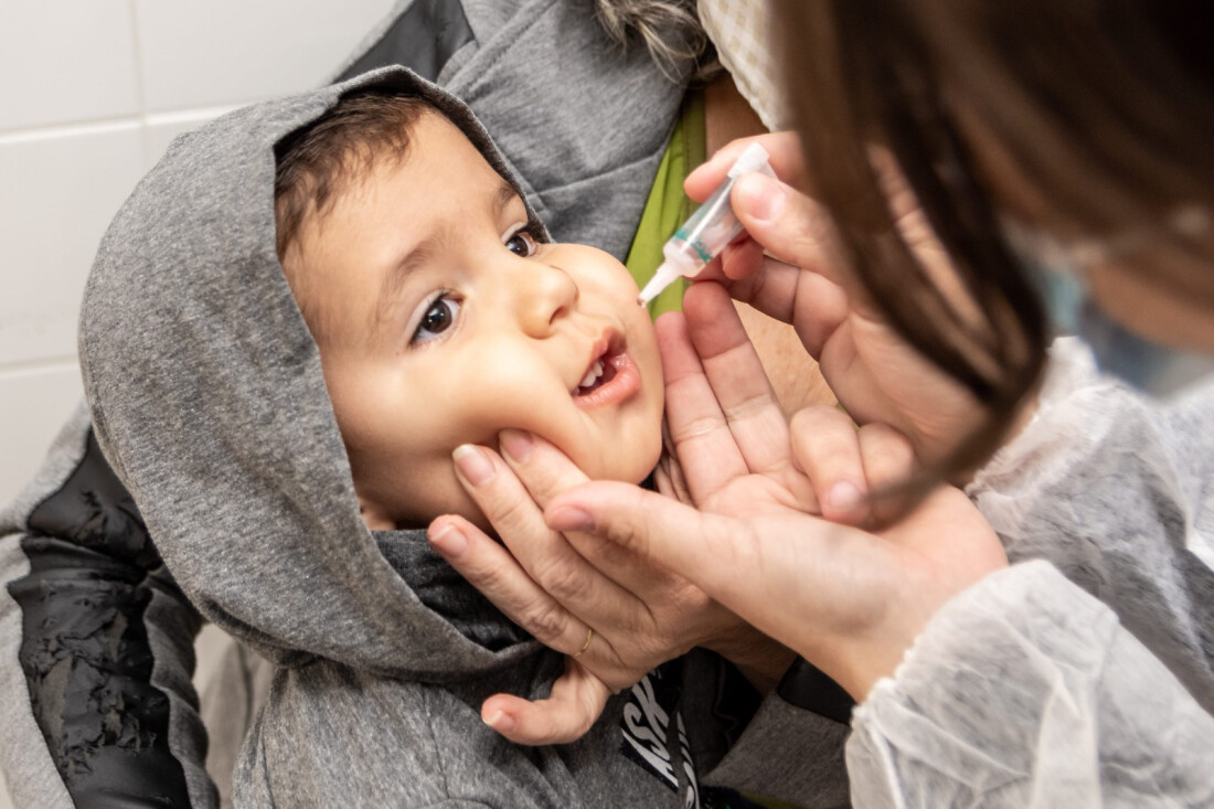 Saúde de Guararema realiza campanha de vacinação contra a poliomielite