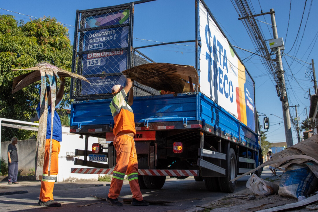 Em Itaquá, caminhão cata-treco vai atender seis bairros nesta semana