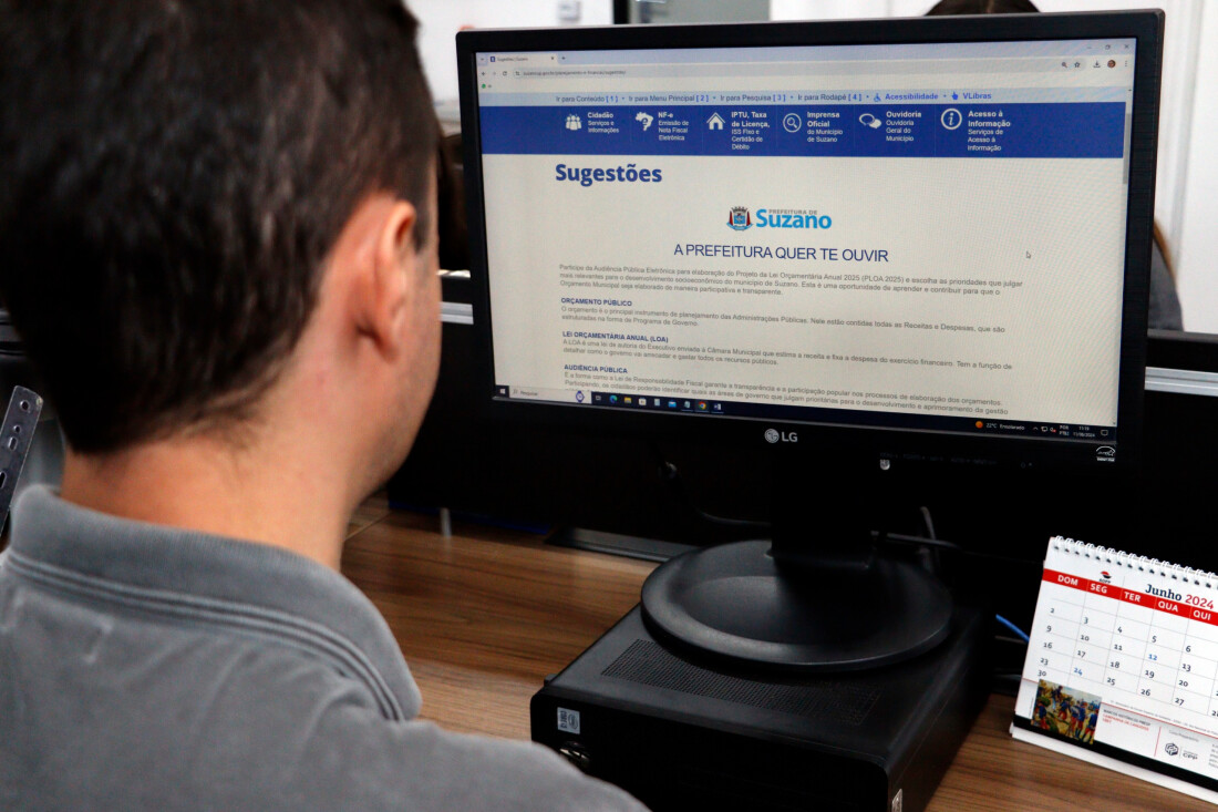 Suzano promove audiência pública virtual para elaboração da LOA 2025