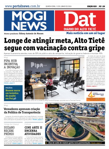 Edição Mogi News/DAT - 13 de junho de 2024