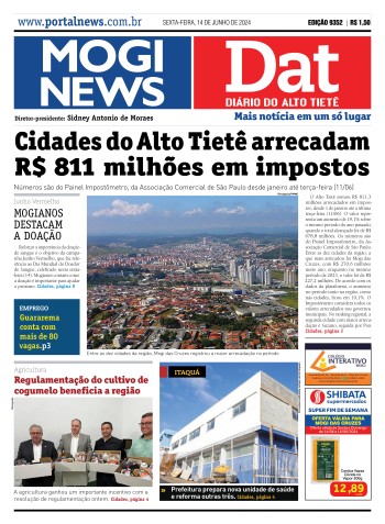 Edição Mogi News/DAT - 14 de junho de 2024