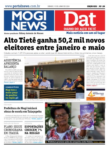 Edição Mogi News/DAT - 15de junho de 2024