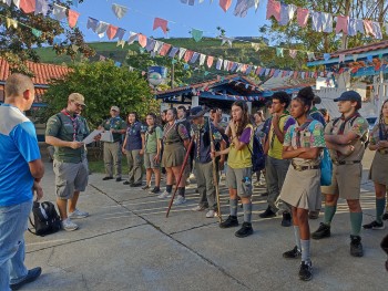 Guararema recebe atividade escoteira regional