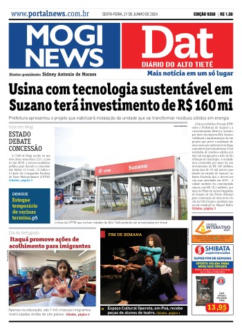 Edição Mogi News/DAT - 21 de junho de 2024
