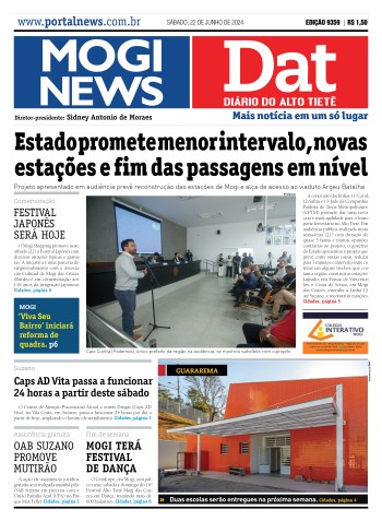 Edição Mogi News/DAT - 22 de junho de 2024