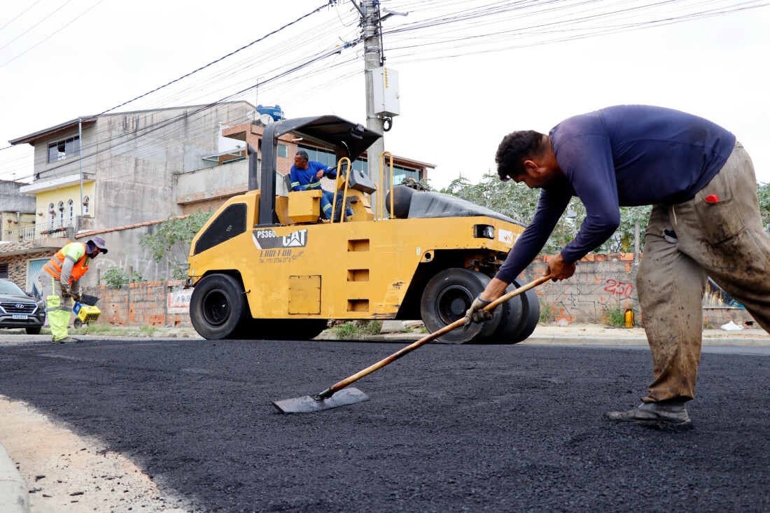 Prefeitura de Suzano conclui nova pavimentação em trecho da avenida Paulista
