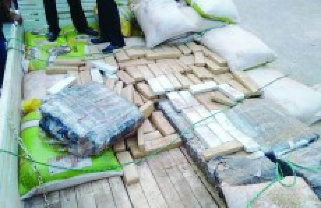 Polícia encontra 830kg de maconha