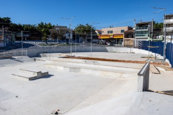 Reforma de pista de skate e construção de área de lazer na Vila Virgínia alcança 90%