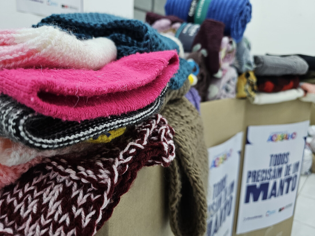 Biritiba Mirim retira material da Campanha do Agasalho 2024 em São Paulo