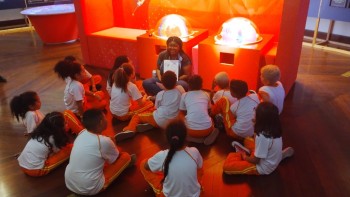 Alunos da Rede Municipal de Ensino de Guararema visitam o Museu Catavento